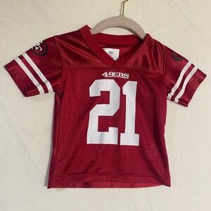 NFL Team Apparel San Francisco 49ers Frank Gore 21 Toddler Jersey Red Size 2T
